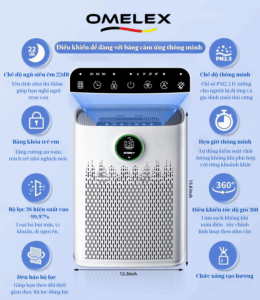 Máy lọc không khí KJ 380B thông minh