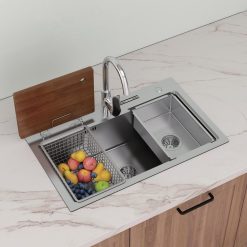 Chậu rửa bếp inox 304 OMELEX SS05-2-7848