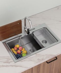 Chậu rửa bếp inox 304 OMELEX SS05-1-6848